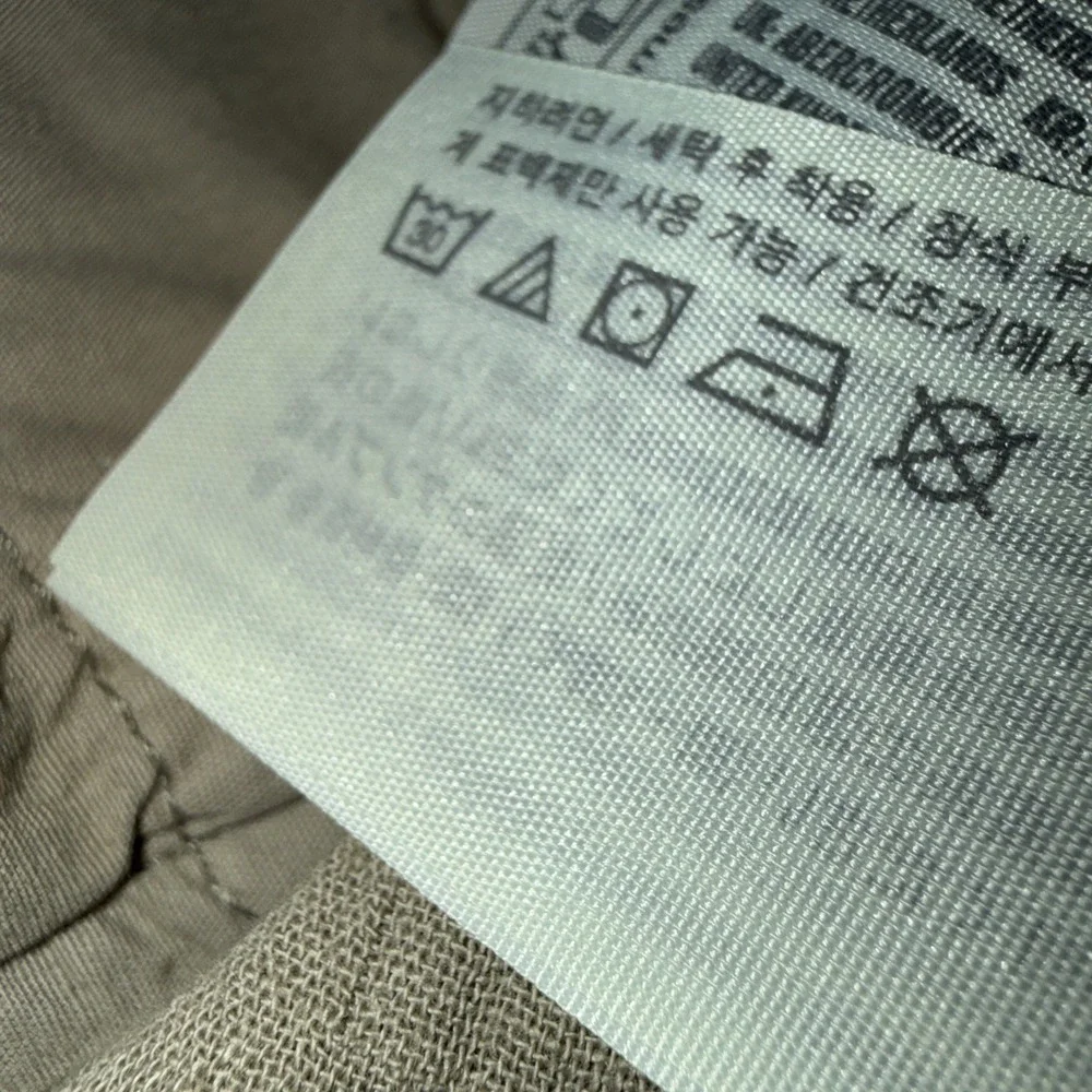 Abercrombie & Fitch Relaxed Pull On Short Size Extra Large XL New Beige 7" - Picture 8 of 9